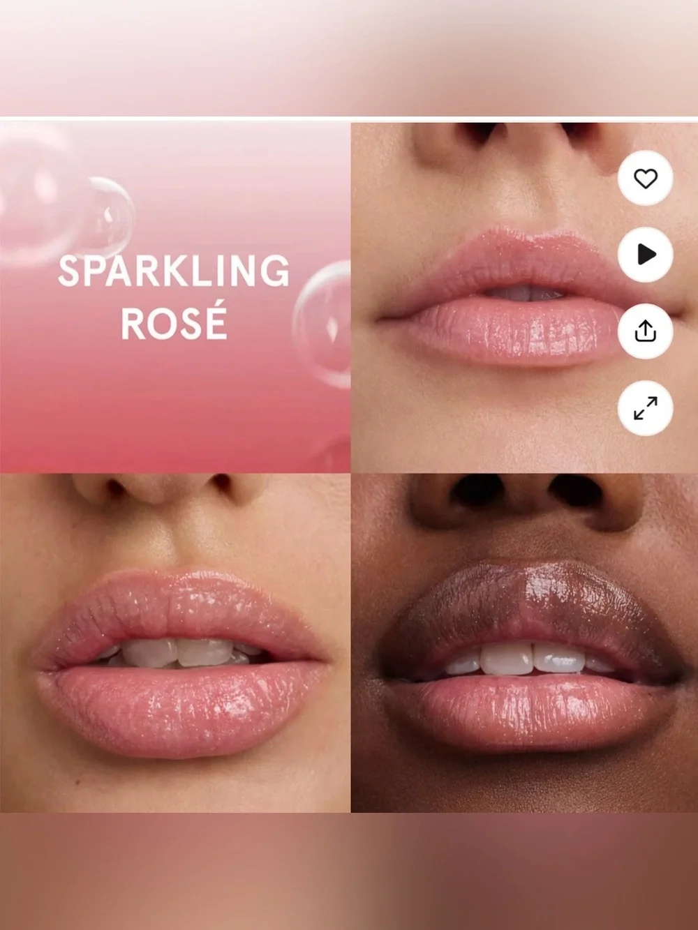 Glossier SPARKLING ROSÉ Balm Dotcom Limited Edition ••NEW IN BOX.